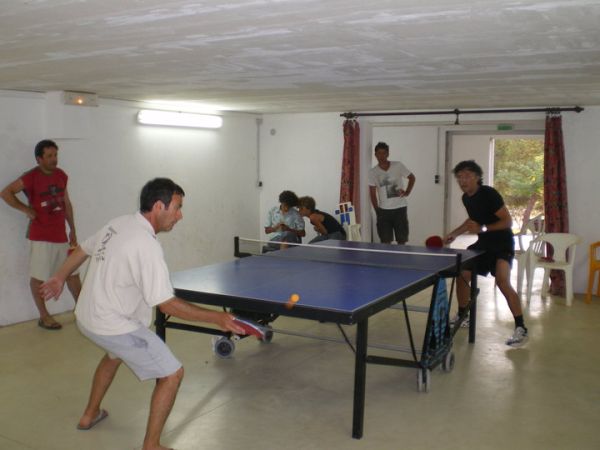 Salle de ping-pong